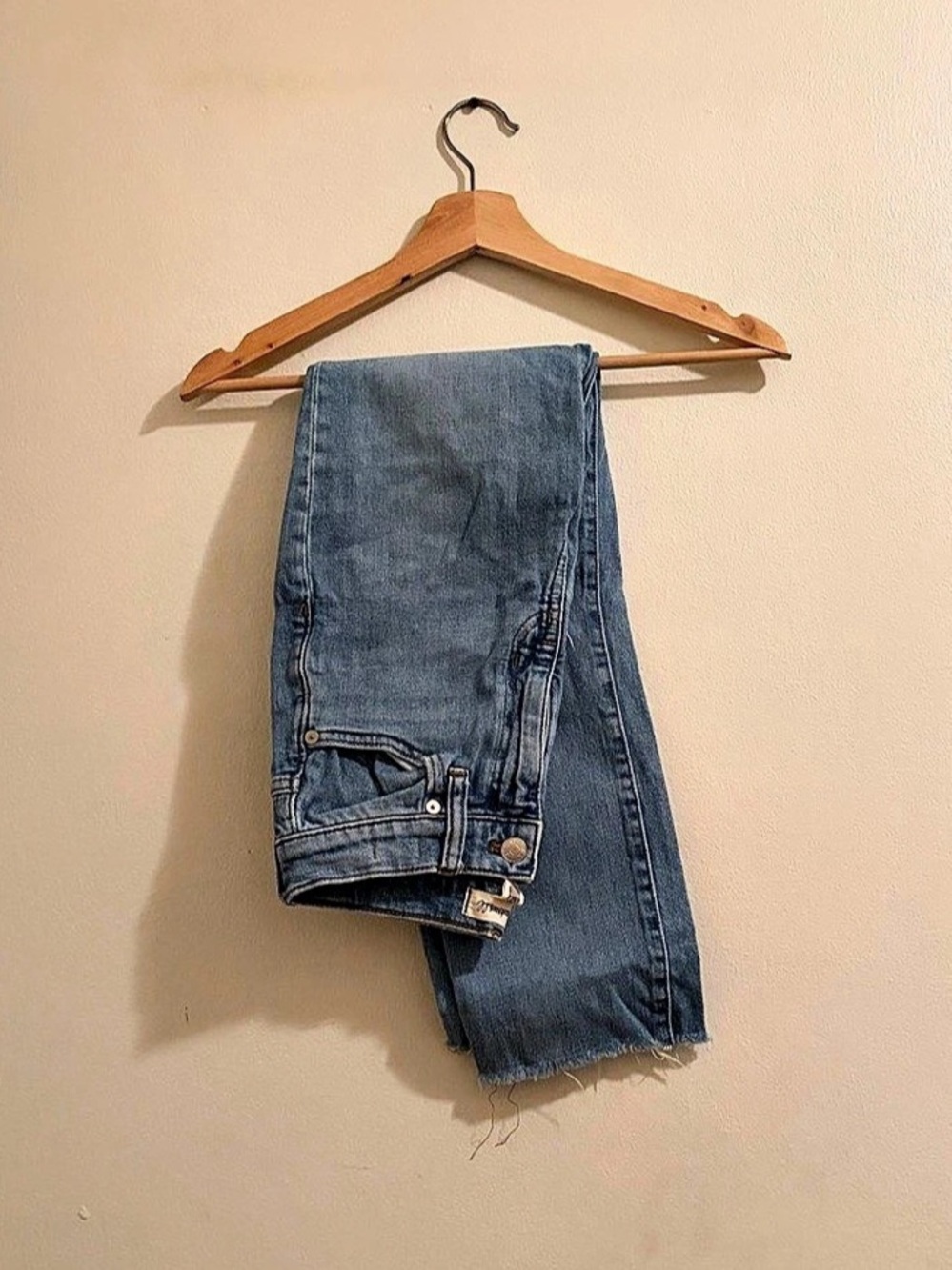 Madewell High-Rise Slim Crop Boyjean Distressed Cropped Jeans Waist 23